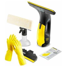 Пылесос для очистки стекол Karcher WV 2 Premium 10Y Edition + латексные хозяйственные перчатки