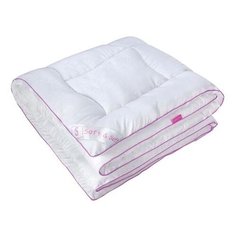 Одеяло ЛЕБЯЖИЙ ПУХ в микрофибре с тиснением, "Soft&Soft"; размер 2.0 Традиция