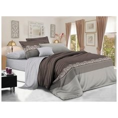 Постельное белье "LUXOR" из поплина; 68 (80м) А/В; размер Евро Бояртекс