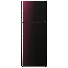Двухкамерный холодильник Hitachi R-VG 472 PU8 XRZ градиент розово-красного стекло