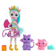 Игровой набор Mattel Royal Enchantimals Семья Дианны Дракон GYJ09