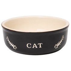 Миска керамическая 0,24л черная CAT Nobby