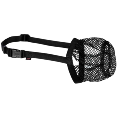 Намордник для собак TRIXIE Защита от отравленных приманок L 17595, обхват морды 30 см черный