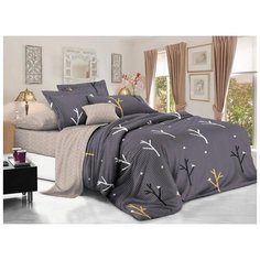 Постельное белье "LUXOR" из поплина; 66 (80м) А/В; размер Евро Бояртекс