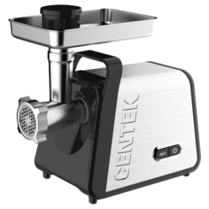 Мясорубка CENTEK CT-1620, черный/серебристый