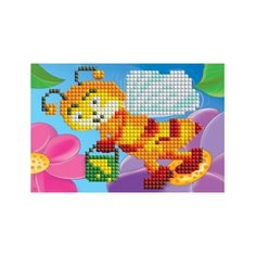 Рыжий кот. Алмаз. мозаика ASE019 10х15 см, без подр.,на карт. ,с мольб.,14 цв. "Милая пчелка"