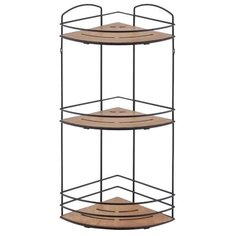 Этажерка настенная Tekno-tel BK075 коричневый/черный