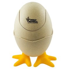 Мусорное ведро Эврика Яйцо White 98996