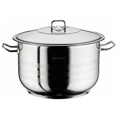 Rainstahl RS/CS 2103-32, Кастрюля широкая со стеклянной крышкой (объём 17л; нержавеющая сталь)