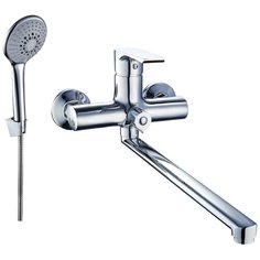 ПСМ-100-2 элит, Смеситель для ванны (керамический картридж диаметр 35 мм, встроенный дивертор) Prof San