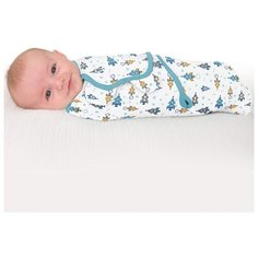 Конверт для пеленания на липучке SwaddleMe (ракеты), размер L Summer Infant