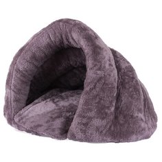 Домик для собак и кошек Не Один Дома Воздушная подушка 50х50х36 см серый металлик