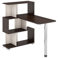 Письменный стол Мэрдэс Домино СЛ-5-3СТ, ШхГ: 75х109.9 см, цвет: венге/карамель/венге Merdes