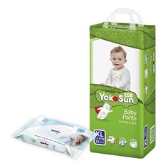 YokoSun трусики ECO XL (12-20 кг) 38 шт + салфетки 18 шт