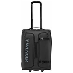Сумка на колесах Wenger черная полиэстер 23x38x54 см 53 л 610173