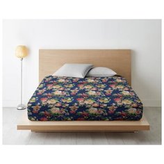 Простыня на резинке из поплина "Ночь Нежна"; Бонни; размер 120 х 200