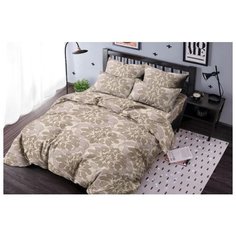 Детское постельное белье "Ночь Нежна" из бязи; Королева коричневое; размер 1.5 наволочки 50х70