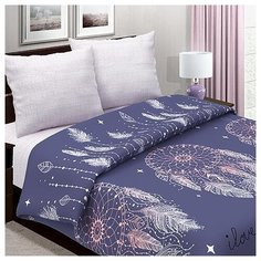 Постельное белье "Традиция" поплин; Аура; размер 2.0 евро простыня