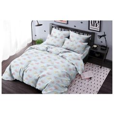 Детское постельное белье "Ночь Нежна" из бязи; Мишка романтик; размер 1.5 наволочки 50х70