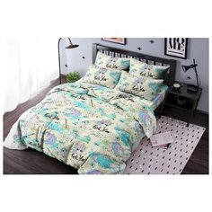 Детское постельное белье "Ночь Нежна" из бязи; Единорог; размер 1.5 наволочки 70х70