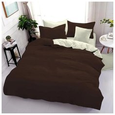 Постельное бельё "Сатин соло"; Стефан; размер 1.5 ЛайМ