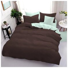 Постельное бельё "Сатин соло"; Габриэль; размер Семейный ЛайМ