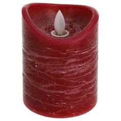 Светодиодная свеча Koopman International Живое пламя 7.5x10cm Red AX5400200