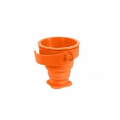 Стаканчик складной силиконовый, оранжевый Bradex (TK 0435) TK 0435