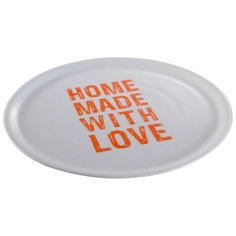 Тарелка для пиццы Tescoma HOME MADE WITH LOVE оранжевая 385380.17