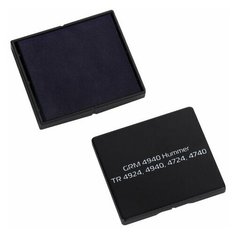 Подушка сменная 40х40 мм, для TRODAT 4940, 4924, 4724, 4740, синяя, GRM 4940_4924, 172768012