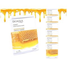 BIOAQUA /7шт./ Косметическая тканевая маска для лица с экстрактом меда.