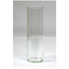 Декоративная ваза цилиндр NinaGlass 90-201 стекло прозрачная