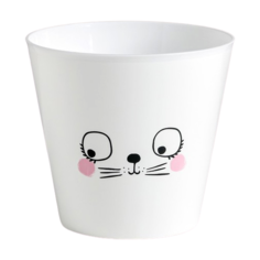 Кашпо Дарите счастье Мордочка белый