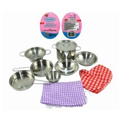 Набор посуды металлической для кухни "Помогаю Маме", 11 предметов A Btoys
