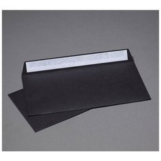 Конверт цветной С6 (114х162) Черный Курт