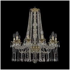 Люстра хрустальная Bohemia Ivele Crystal 1613 16113/10/240/h-75 G