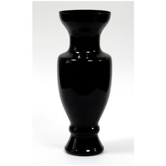 Ваза NinaGlass 90-196 стекло черного цвета