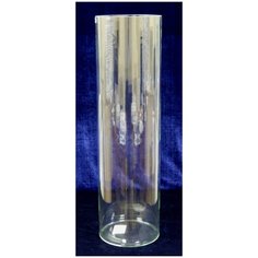 Декоративная ваза цилиндр NinaGlass 90-034 Ника-70 прозрачная стекло