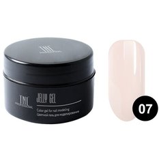 Гель-желе TNL Professional Jelly Gel моделирующий камуфлирующий, 18 мл 07 прозрачно-бежевый