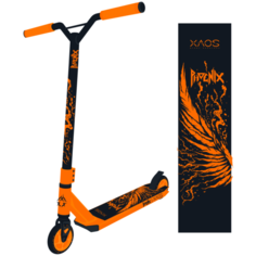 Самокат трюковый Xaos Phoenix Orange 100 мм