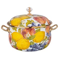 Кастрюля эмалированная Фландрия 6,1л Agness (950-435)