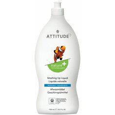 Средство для мытья посуды Attitude, двойной концентрат, гипоаллергенное, 700 мл, Цветочный аромат (Канада)