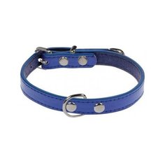 Ошейник из иск. кожи стандарт xs, синий, 10*310мм, triol /144/ (2 шт)