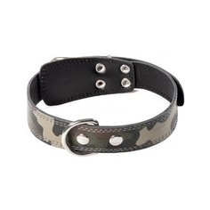 Ошейник кожаный хаки, 35мм*600мм, гамма (2 шт) Triol