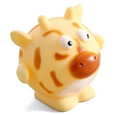 Игрушка для собак triol жираф, 8,5 см, винил, желто-оранжевый