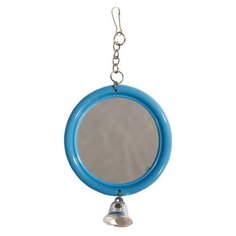 061-кх игрушка для птиц зеркало с колокольчиком (2 шт) Triol