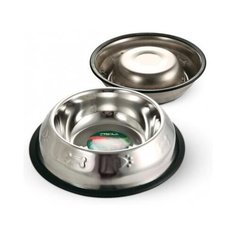 Миска мет 1552 0,2л на резинке с рисунком /12/ (10 шт) Triol