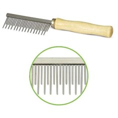 308м расческа разнозуб.дер.руч (2 шт) Triol