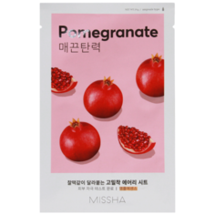 Missha Airy Fit Sheet Mask Pomegranate освежающая тканевая маска с экстрактом граната, 19 г