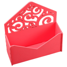 Кашпо Дарим красиво Конверт Радель Дуновение 18x6x20 см розовый